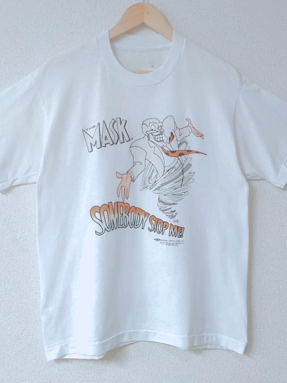 The Mask Cartoon Tee Somebody Stop Me Movie Shirt